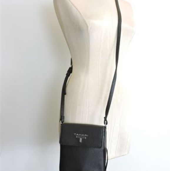 Tahari Leather-Look Crossbody Bag - Picture 15 of 15